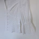 Rebecca Taylor La Vie Leaf Embroidered Cotton Top nwt $195 extra large XL corset Photo 4