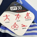 ZeroXposur  Active Swimwear Swim Dress Womens SZ Small Stripe UPF 30+ Outdoor NEW Photo 3