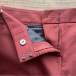 EXPRESS Columnist Womens Fitted Rust Ankle Mid Rise Dress Pants Sz 2R NWT Photo 4