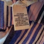 Seven Sisters  S Summer Blue White Striped Peasant Top Photo 5