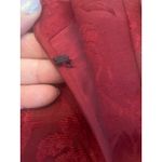 Chico's  Red Velvet Burnout‎ Dressy Blazer Open Front Size Large Valentines Photo 10