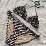 BCBGMAXAZRIA Maxazria triangle ruffle trimmed bikini set Photo 2