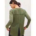 Anthropologie  Pilcro Split-Hem Tunic Top in Moss Green Size XXS Photo 1