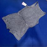 Stars Above NWT  Blue Striped Perfectly Cozy Romper Size Small Photo 4