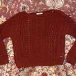 moon&madison Moon and madison thick cable crochet knit sweater Photo 2