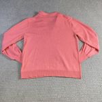 Vince Camuto Collared Pullover Sweater Women’s S Peach Knit Cotton Blend Top Photo 2