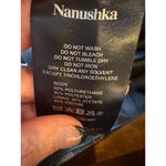 Nanushka Dress Women Large Black Faux Leather Layan Mini NWT Whimsigoth Goth Photo 14