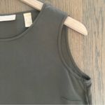 Kate Hill Vintage  Petite Sleeveless 100% Silk Shell Tank in Olive Green Medium Photo 2