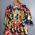 Joseph  A Multicolor Abstract Zip-Up Jacket Pockets Size 6 Photo 1