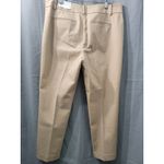 Ann Taylor The Ankle Pant Mid Rise Brown Light Slim leg Size 12 Photo 4