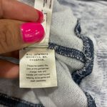 Free People  Intimately Burnout Tee T Shirt Top Blue White‎ Womens Size S Photo 5