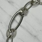 Rhinestone Studded Silver Chain Link Belt M/L ✨ Photo 5