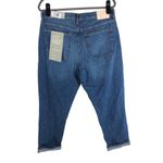 Everlane Womens The Summer Jeans High Rise Cropped Rolled Hem Medium Wash 30 Photo 1