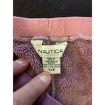 Nautica Pants Womens Small Purple Plush Fleece Lounge Sleep Drawstring Cozy Photo 6