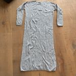 HATCH NWOT Gray Waffle Merino Wool Long Sleeve Dress Size XS Photo 8