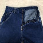 Vintage 50s Bareback Tapered Leg Cuffed Mom Jean Rockabilly Dark Wash Size 0 Blue Photo 3