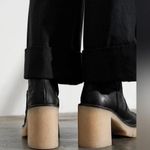 Free People James Chelsea Black Boot Size 38/7.5 NWOT Photo 2