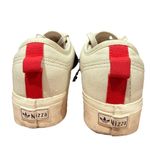 Adidas Womens Nizza Platform HQ1481 White Navy Casual Shoes Sneakers Size 9.5 Photo 4