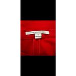 Diane Von Furstenberg  Red Pencil Skirt Women’s 12 Zip Back Knee Length Photo 2