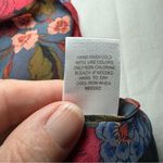 Daniel Rainn Floral Balloon Sleeve Tie V-Neck Sheer Blouse Bohemian Size XL Photo 6