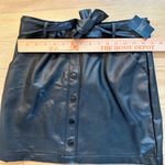 Abercrombie & Fitch NWT medium Faux Leather Mini Skirt Retail $72 Photo 2