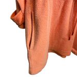 We The Free Free People Fleece Pullover Sadie Surplus Orange Jacket Photo 6