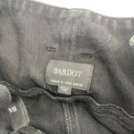 Bardot Paperbag Denim Jean Shorts Size 30 Black 100% Cotton High Rise Waist Photo 5