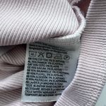 H&M top size Medium ribbed cotton scoop tank pink Photo 6