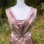 Vintage Handmade purple stain cocktail dress size Small Gray Photo 2