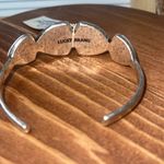 Lucky Brand ☀️ Silver And Stone Bangle Cuff Bracelet NEW WITH TAGS Amber Co… Photo 2
