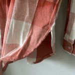 Panache NWOT Apparel Orange Cream Plaid Cabincore 100% Cotton Flannel Size L Photo 2