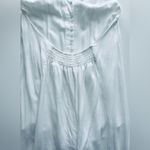 Stolen Hearts  white Halter Romper wide leg open back flowy boho summer S Photo 8