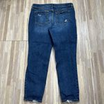Maurice's  Dark Blue Distressed Skinny Jeans, Size 12 Short Photo 6
