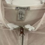 Forever 21 Sheer Mesh Full Zip Windbreaker Photo 7
