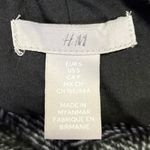 H&M Women's Gray Wool Sleeveless Herringbone Deep V-Neck Mini Vest Tank Dress S Photo 4