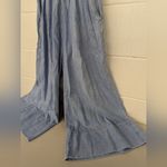 RTR Sz 10 Large Sea New York Dakota Smocked Jumpsuit blue denim Wide leg jean Photo 5