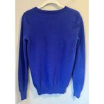 C by Bloomingdale 100% 2 Ply Cashmere Sweater Electric Blue Small (Tags says M) Photo 1