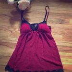 Gilligan and OMalley Short Heart Nightie with Thong NWOT SZ Medium Red Photo 0