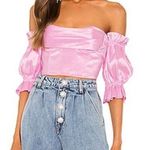 Lovers + Friends Pink bustier top Photo 1
