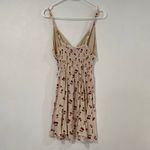 Rue 21 Cherry Print Dress Women’s Small Smocked Bodice Spaghetti Strap Summer Dre Photo 1