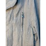 Artisan NY  Linen Jacket Medium Gray Utility Lagenlook Minimalist Outdoorsy Photo 4