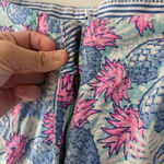 Vineyard Vines Women’s Pineapple Bowfront Catamaran Pants Linen Cotton Spandex Photo 2