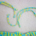 NEW It’s Now Cool x free people‎ checkered wave bikini bottom, L Green Size L Photo 10