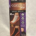 Copper fit socks one pair left size small Photo 0
