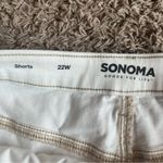 Sonoma NWT! White High Rise Jean Shorts Size 22W Photo 2