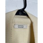 AYR  Extra Fine Merino Wool Blend Turtle Neck Sweater Cream Size Large Photo 1