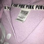 PINK - Victoria's Secret LAVENDER PURPLE V-NECK VICTORIA'S SECRET PINK HOODIE SWEATSHIRT Photo 3