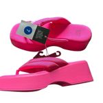 Wild Fable NEW Hot Pink  Chunky Platform Sandals- Size 7 Photo 0