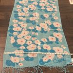 Diane Von Furstenberg NWT  Linen Blend Lightweight Scarf Photo 7