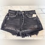 Free People NWOT  Lasso Short in Washed Black Photo 5